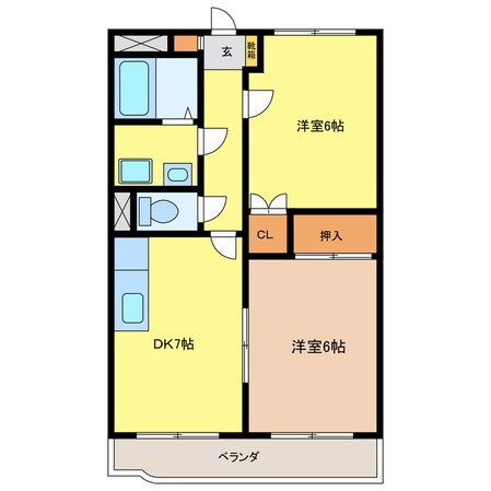 フェニックスコートの物件間取画像